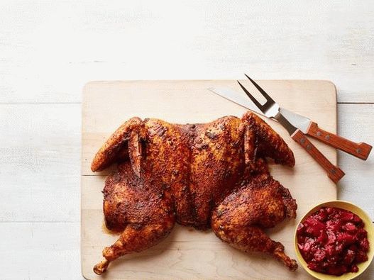 Foto de Peru grelhado com chutney de ameixa