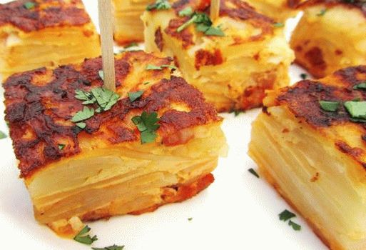 Foto Tortilla espanhola (omelete com batatas)