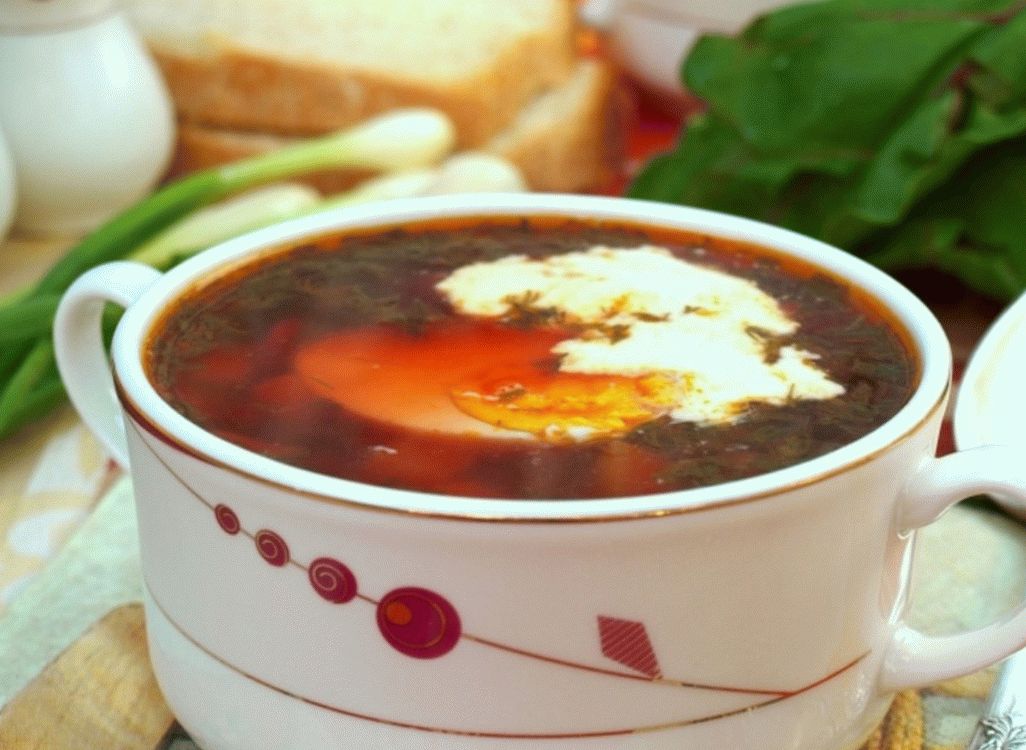 Sopa de abobrinha e beterraba