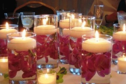 Como decorar uma mesa de ano novo. Idéias com velas