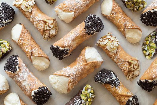 Cannoli Photo - tubos de creme de caramelo