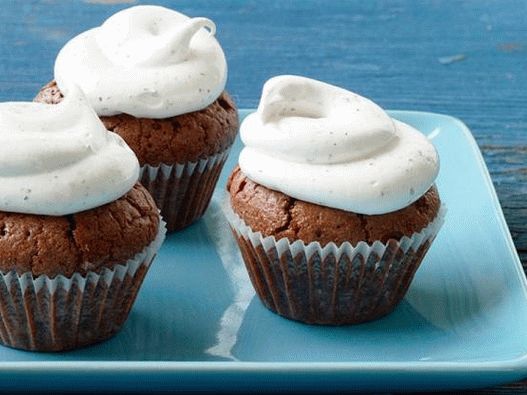 Foto de cupcakes em esmalte com sabor de chá Earl Grey