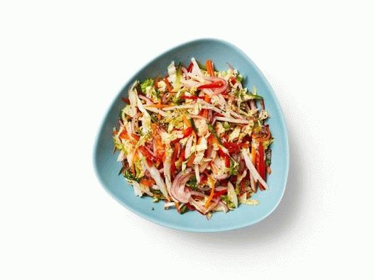 Foto salada de repolho com hikama