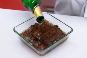 Carpa em molho de cerveja