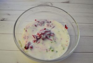 Sopa de beterraba com kefir