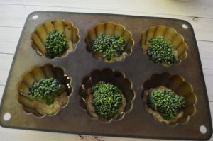 Cupcakes de brócolis