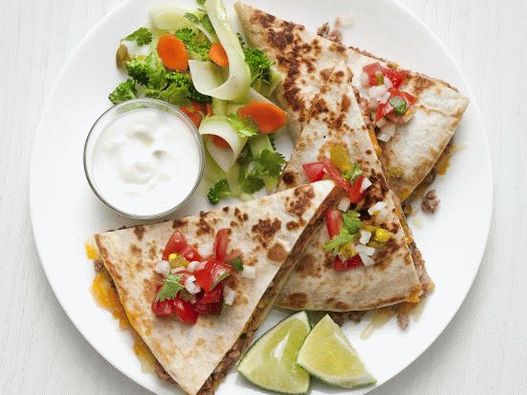 Foto de Quesadilla com brócolis e mitlof