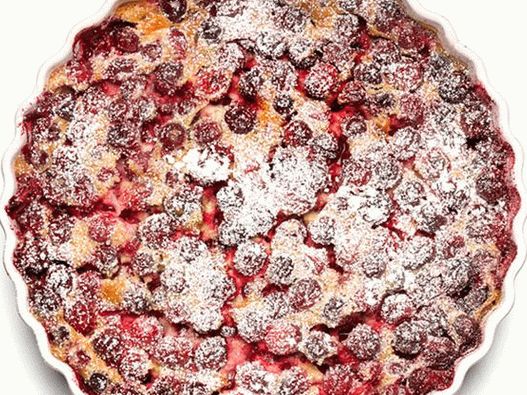 Foto Klafuti com cranberries