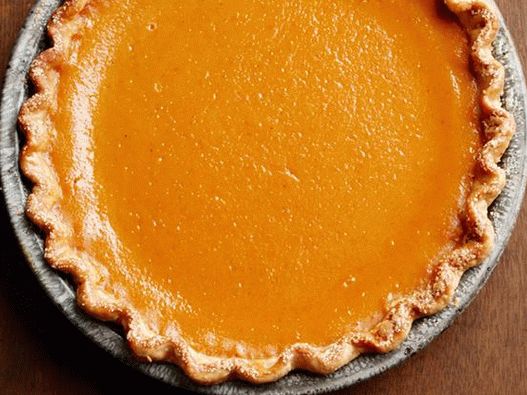 Foto clássica torta de abóbora