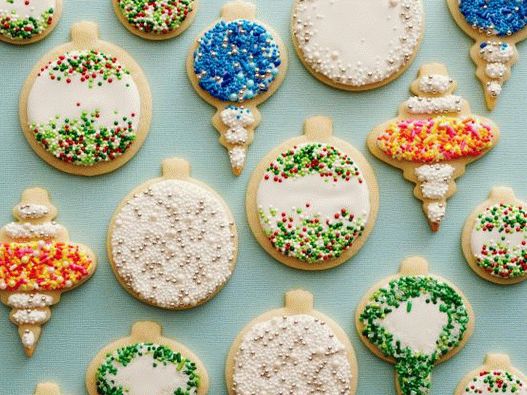 Foto bolinhos de shortbread clássicos com glacê