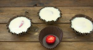 Muffins de morango