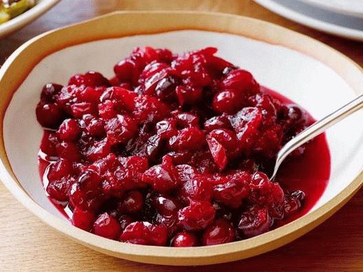 Molho de carne de cranberry
