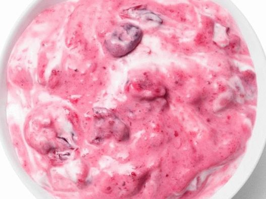 Molho de cranberry com creme de leite e rábano