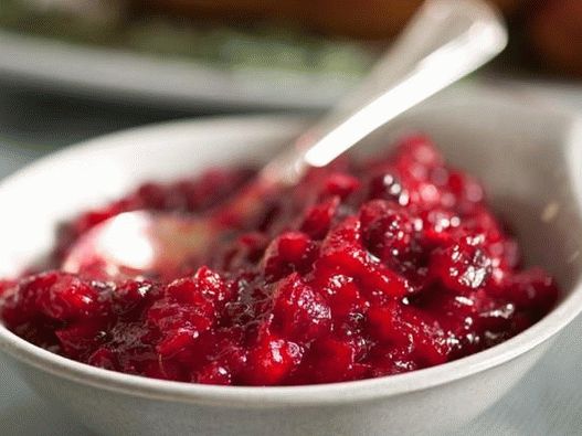 Molho para salada com cranberries