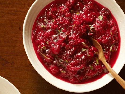 Prazer de cranberry com pimenta serrano