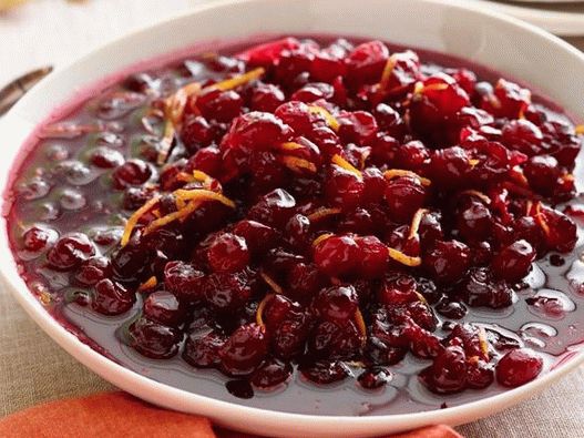 Molho simples de carne de cranberry