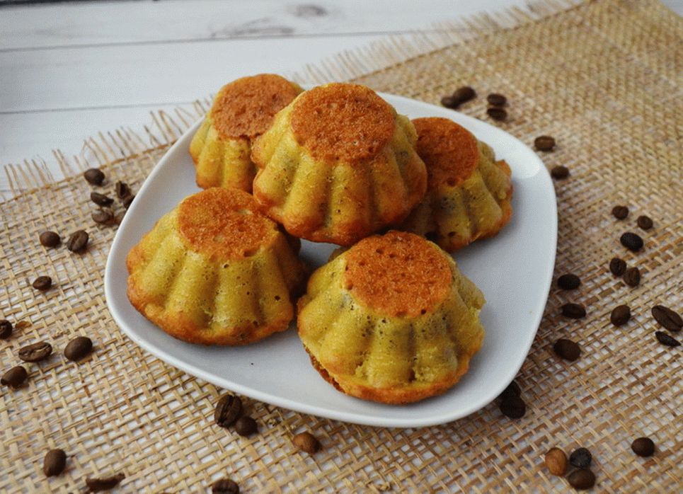 Cupcakes de coalhada de café