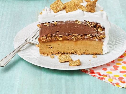 Foto Gelado de Bolo de Café