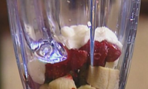 Cocktail de frutas frias