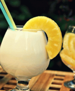 Cocktail de frutas frias