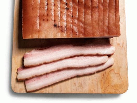 Bacon defumado com foto