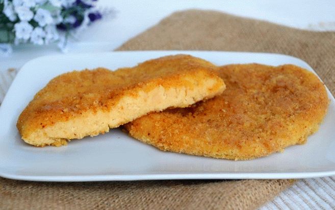 Costeletas de feijão e grão de bico