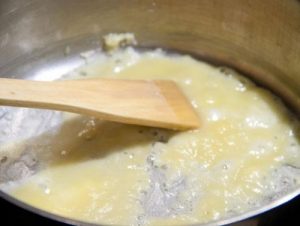 Sopa de creme de alcaravia