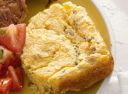 Foto caçarola de milho com bacon