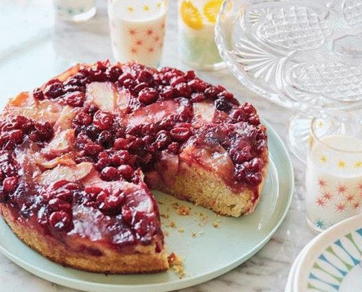 Foto bolo de milho com cranberries