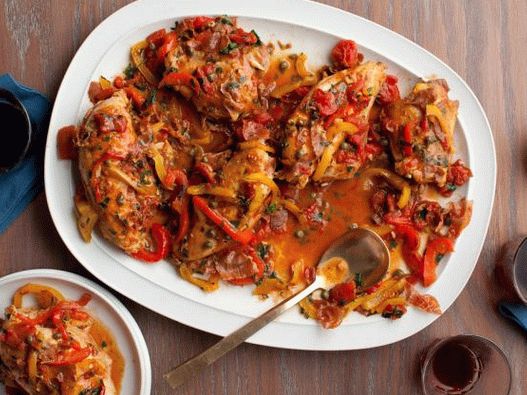 Foto de frango em romano