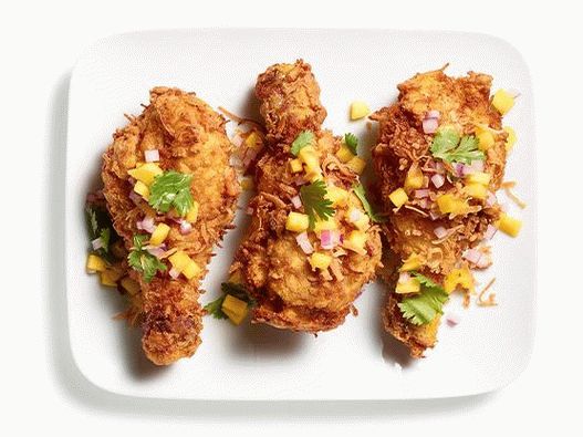 Foto de coxinhas de frango fritas havaianas