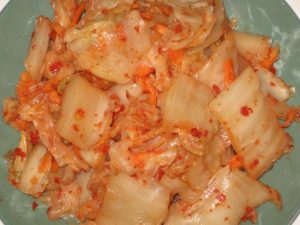 Macarrão de ramen kimchi