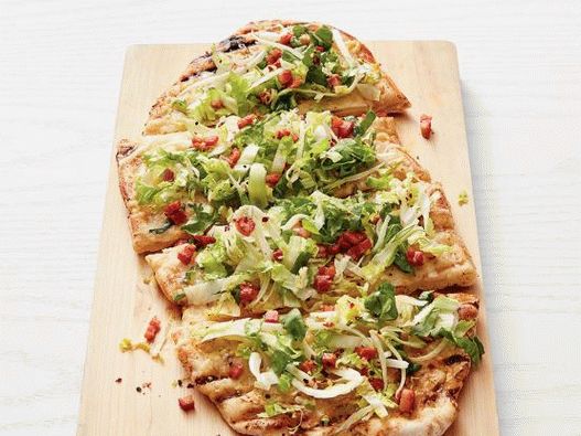 Foto verão pizza grelhada