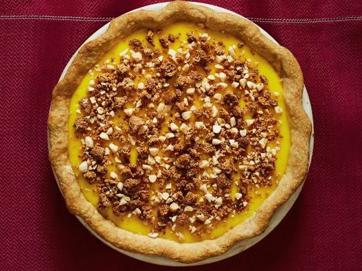 Foto Crumble de limão (torta) com amêndoas