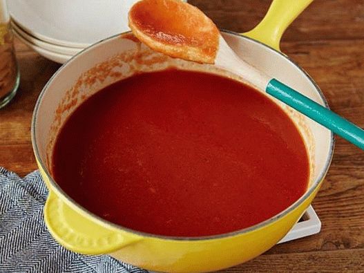 Foto do prato - Molho de tomate com tomate assado