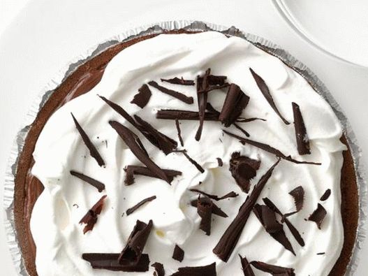 Foto do prato - Bolo de areia de chocolate com chantilly
