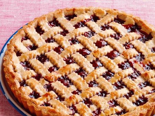 Foto do prato - torta de cereja