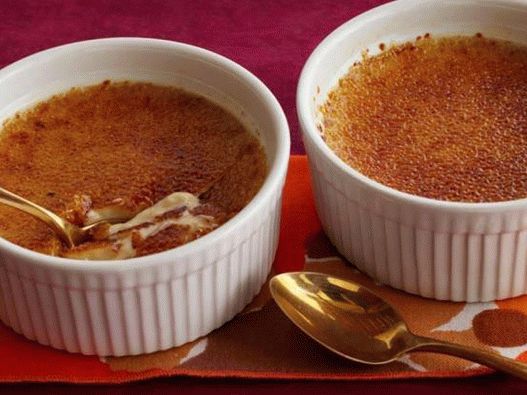 Creme de abóbora brulee