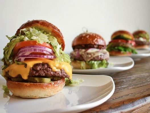 Foto das melhores receitas de cheeseburger