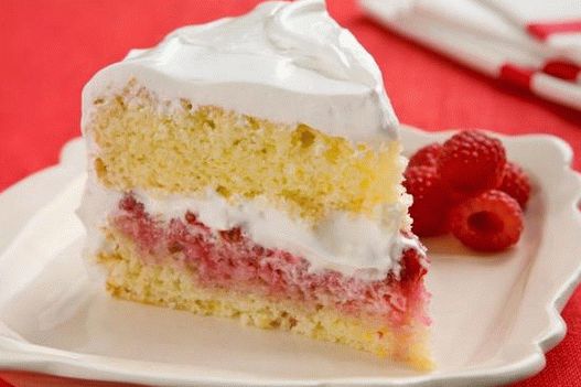 Fotografia de prato - bolo de limão e framboesa com cobertura de frutas cítricas