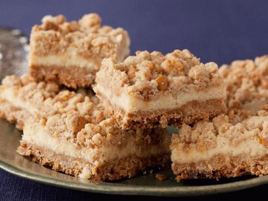 Fotografia de pratos - barras de cereais e caramelo
