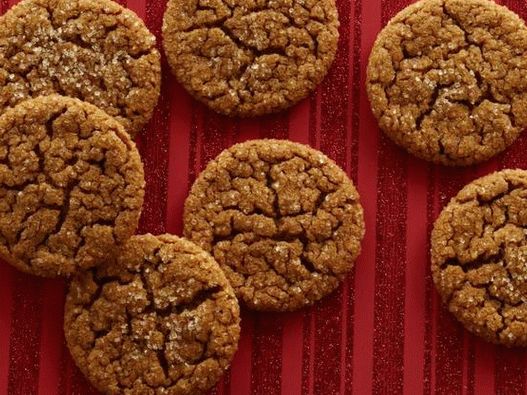 Fotografia de pratos - biscoitos de gengibre clássicos