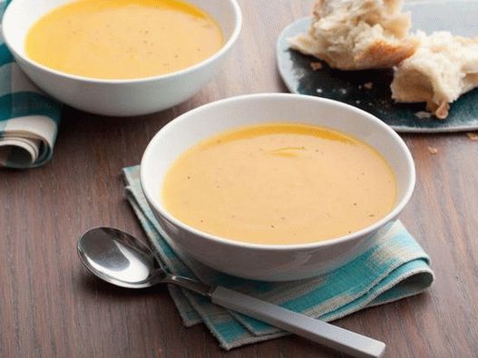 Purê de sopa de abóbora