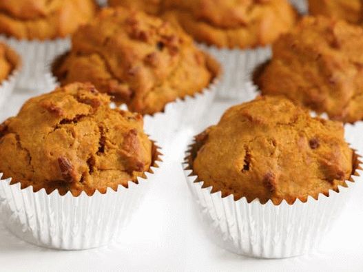 Foto de muffins de abóbora com nozes