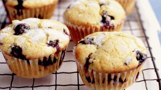 Foto de muffins de blueberry duplos