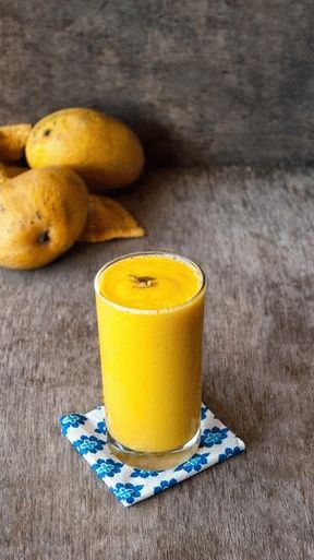 Foto Mango Lassi (bebida indiana de iogurte)