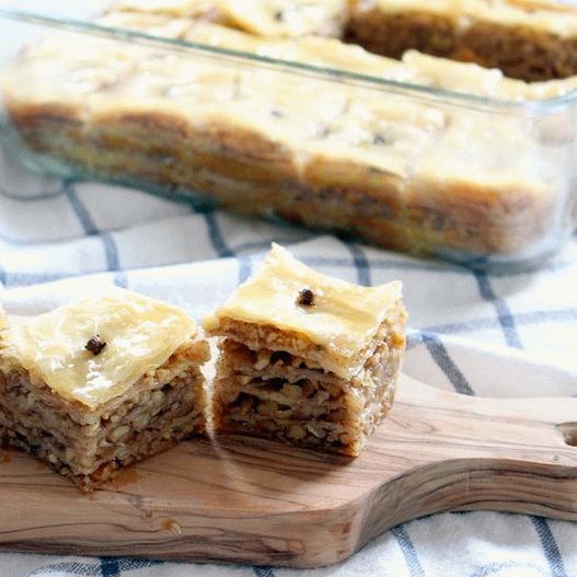 Photo Mel baklava com figos