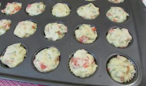 Mini Muffins de Salmão