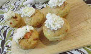 Mini Muffins de Salmão