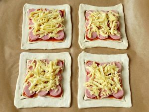 Mini pizza flores